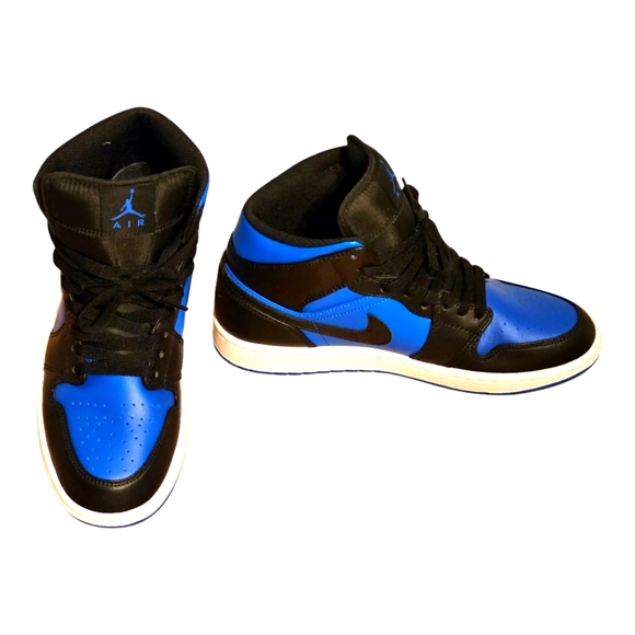 New Air Jordan 1 Mid W10/M8.5 Blue/Black DQ8426-042 NWOB - Picture 4 of 12